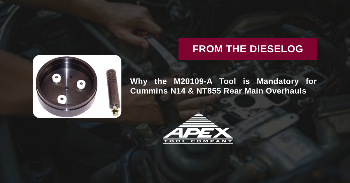 M20109-A Cummins NH NT N14 Rear Crankshaft Seal and Wear Sleeve Installer Tool Set